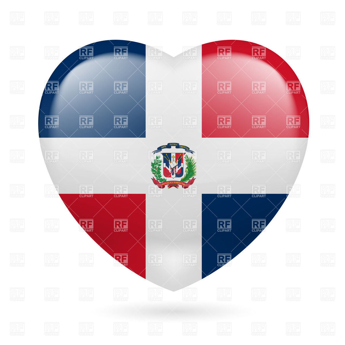 Heart With Dominican Flag Colors I Love Dominican Republic Vector 1200x1200 Heart With Dominican Flag Colors I Love Dominican Republic Vector