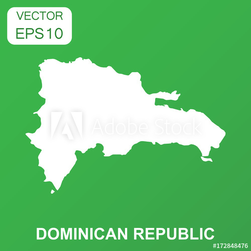 Dominican Republic Map Icon Business Concept Dominican Republic 500x500 Dominican Republic Map Icon Business Concept Dominican Republic