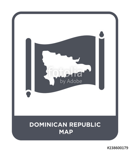 Dominican Republic Map Icon Vector Stock Image And Royalty Free 430x500 Dominican Republic Map Icon Vector Stock Image And Royalty Free