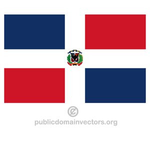 Dominican Republic Flag Clip Art 300x300 Dominican Republic Flag Clip Art