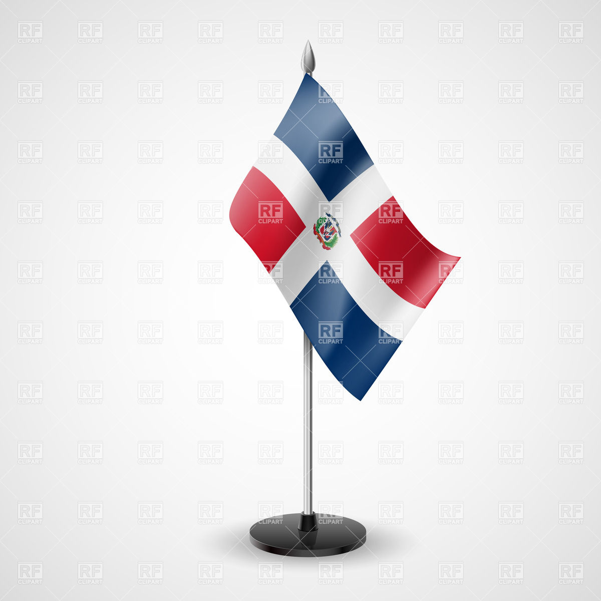 State Table Flag Of Dominican Republic Vector Image Of Objects 1200x1200 State Table Flag Of Dominican Republic Vector Image Of Objects