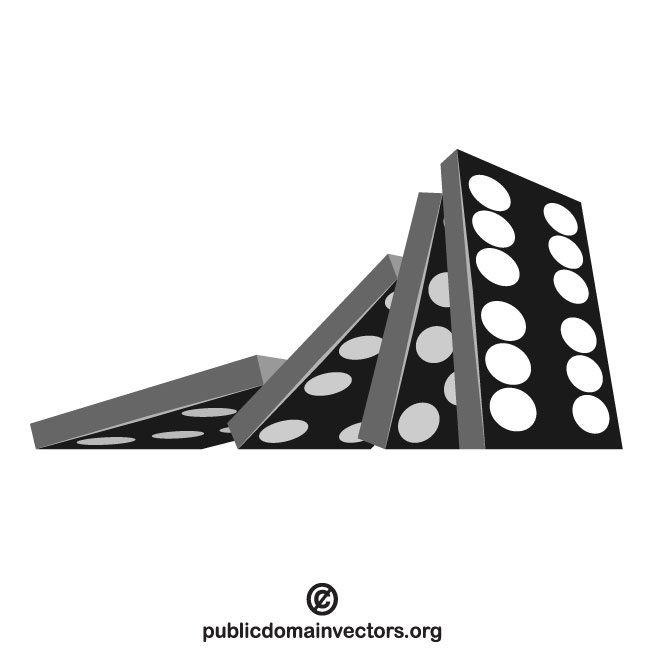 660x660 Dominoes Vector Image