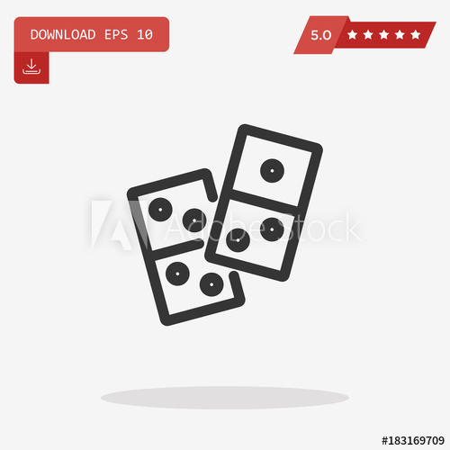 500x500 Domino Vector Icon