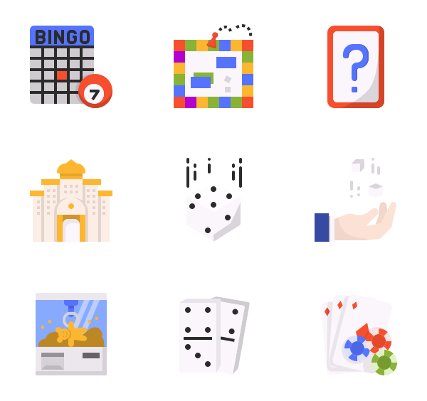 600x564 Domino Icons