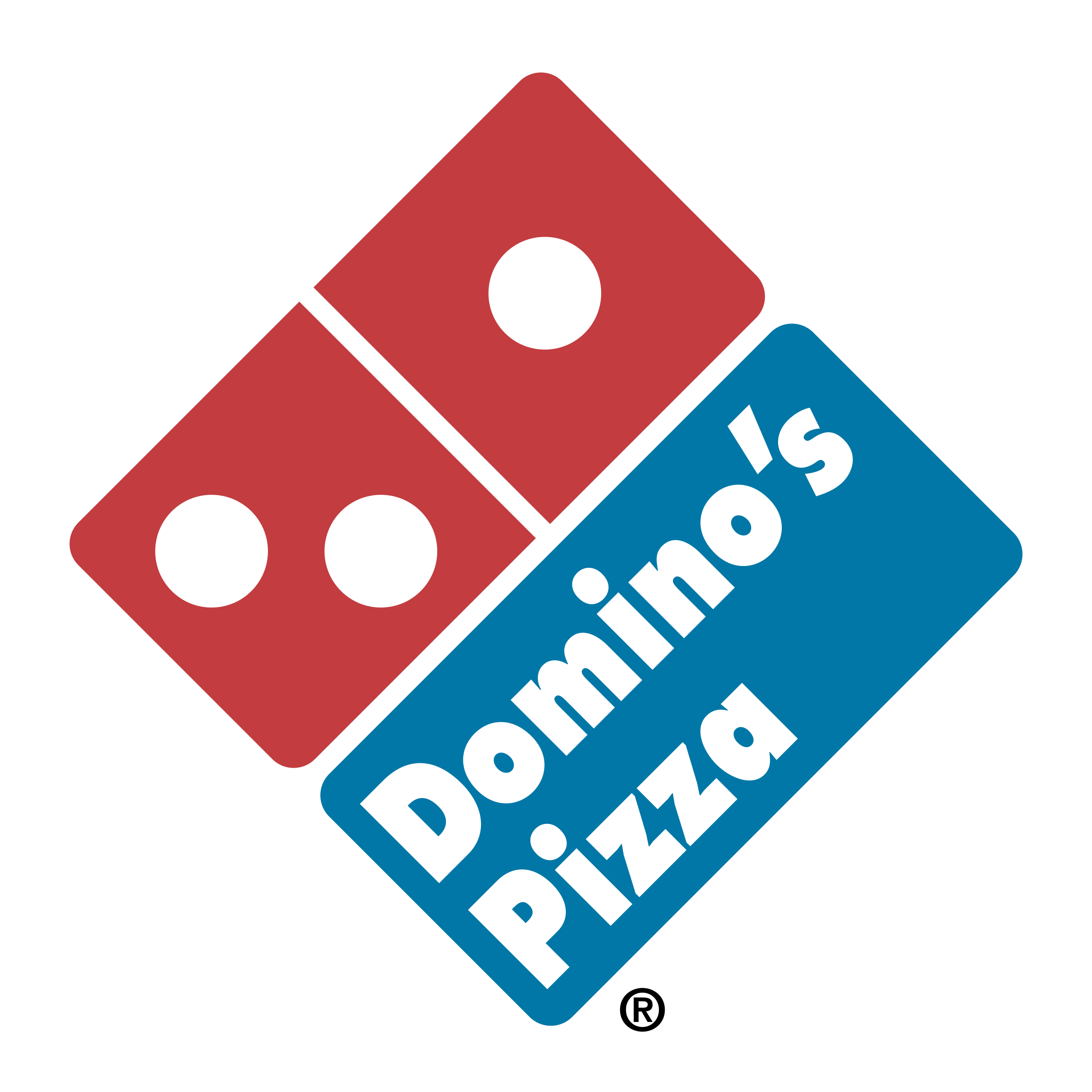 2400x2400 Domino's Pizza Logo Png Transparent Vector