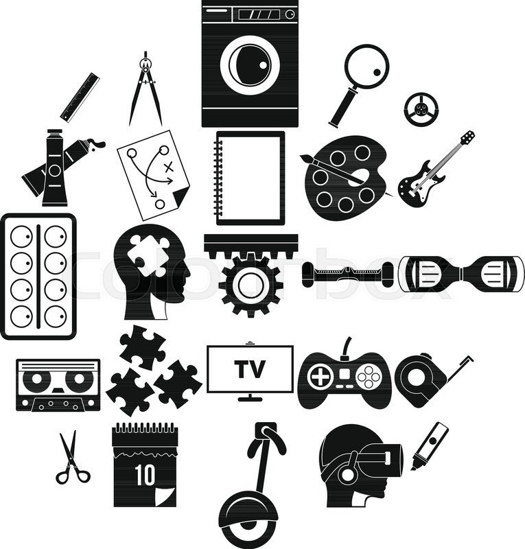 765x800 Talent Icons Set Simple Set Of Stock Vector Colourbox