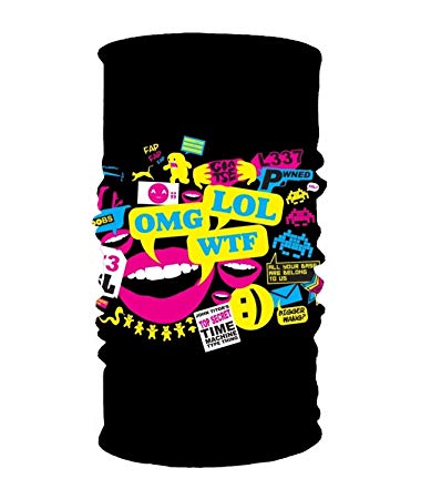 389x450 Women' Soft Stretch Headband Artistic Vector Funny