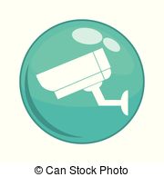 180x195 Cctv Camera Domo Icon Vector Illustration Design