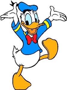 224x300 Donald Duck Vector