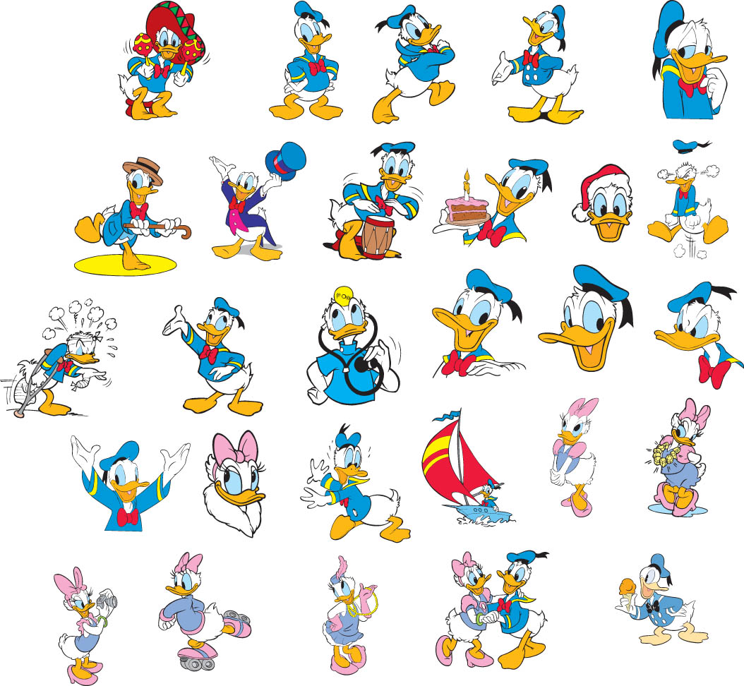 Donald Duck Vector at Vectorified.com | Collection of Donald Duck ...