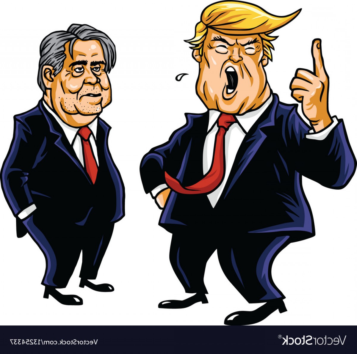 Donald Trump And Steve Bannon Cartoon Vector Soidergi 1200x1191 Donald Trump And Steve Bannon Cartoon Vector Soidergi
