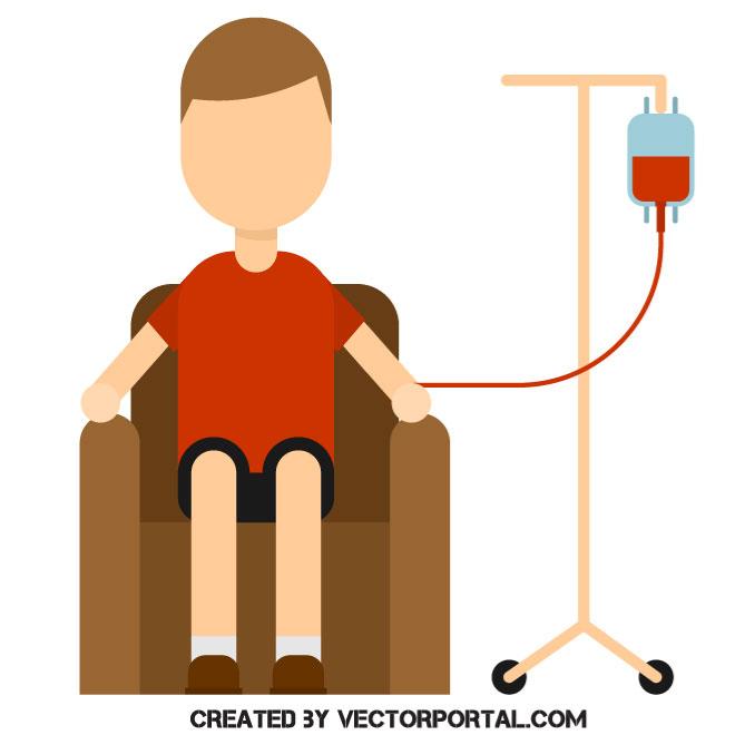 660x660 Blood Donor Vector Image