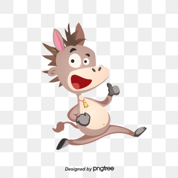 360x360 Donkey Vector, Free Download Donkey Vector, Donkey Face, Cartoon