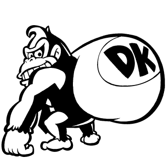 332x332 Vector De Donkey Kong