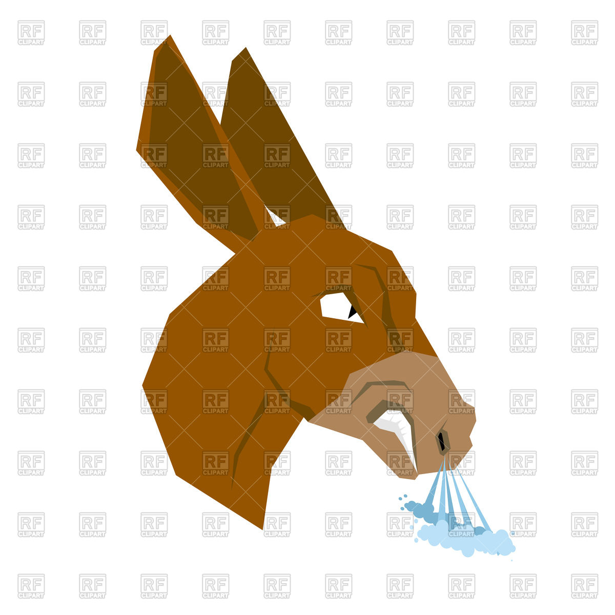 1200x1200 Angry Donkey Vector Image Of Plants And Animals Maryvalery