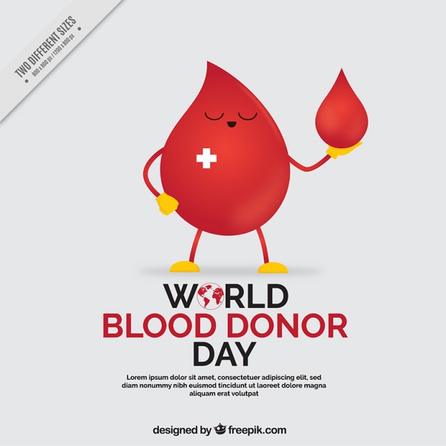 626x626 World Blood Donor Day Background Vector Free Download