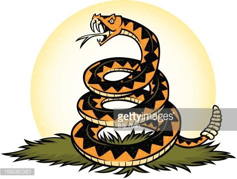 475x360 Dont Tread On Me Snake Premium Clipart