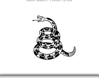 Dont Tread On Me Snake Vector at Vectorified.com | Collection of Dont