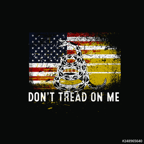 500x500 Don't Tread On Me Gadsden Flag Rattlesnake Usa United States