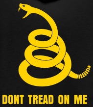 190x218 Gadsden Snake Unisex Fleece Zip Hoodie Spreadshirt