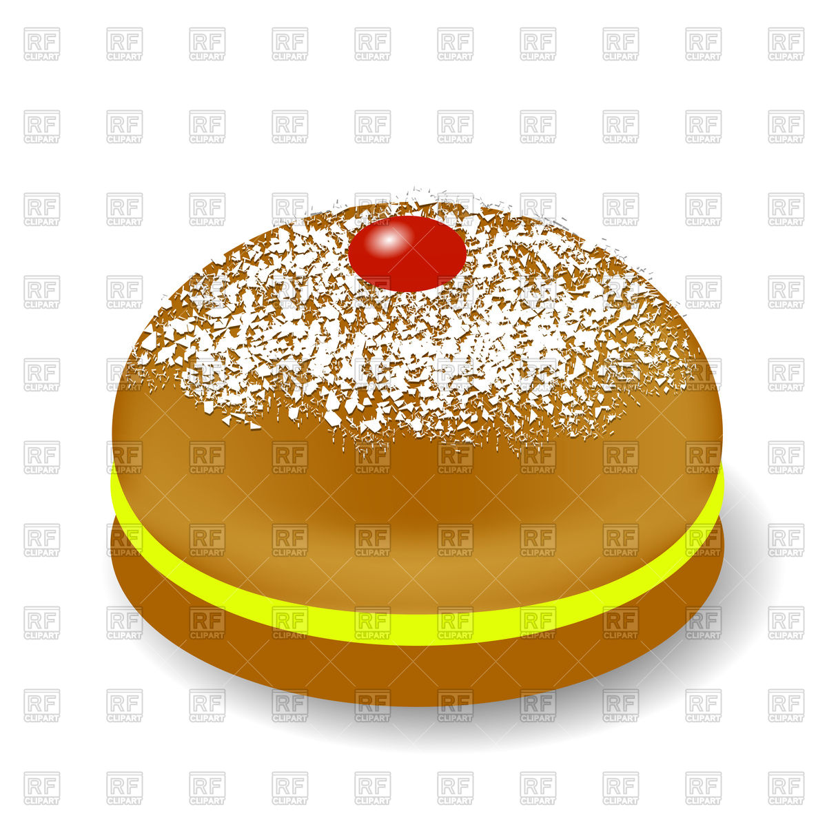 1200x1200 Jelly Donut Vector Image Of Food And Beverages