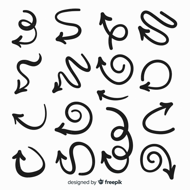 626x626 Doodle Arrows Vectors, Photos And Free Download