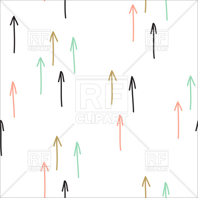 400x400 Doodle Seamless Background With Arrows Vector Image Of Backgrounds