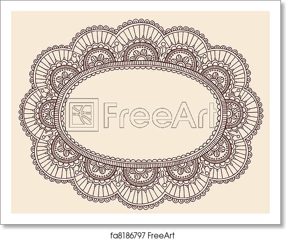 Free Art Print Of Lace Henna Doodle Frame Vector Hand Drawn Lace 560x470 Free Art Print Of Lace Henna Doodle Frame Vector Hand Drawn Lace