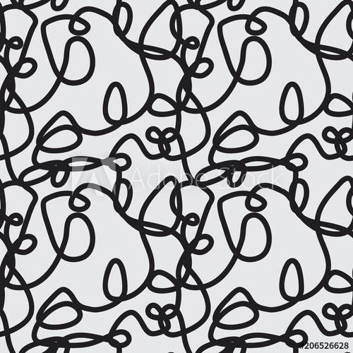 Hand Drawn Rounded Scribble Lines Seamless Vector Doodle Pattern 500x500 Hand Drawn Rounded Scribble Lines Seamless Vector Doodle Pattern
