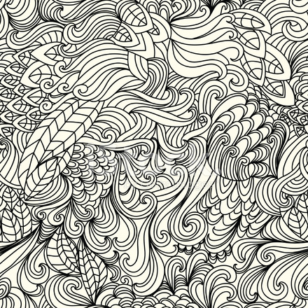 Stylish Doodle Vector Floral Seamless Pattern Stock Vector 440x440 Stylish Doodle Vector Floral Seamless Pattern Stock Vector