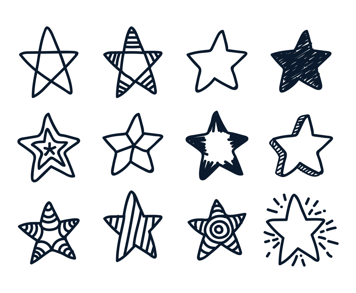 Star Doodle Vector Art Graphics 1136x936 Star Doodle Vector Art Graphics