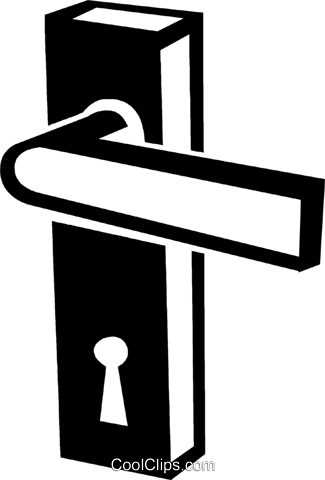 325x480 Door Knob Royalty Free Vector Clip Art Illustration