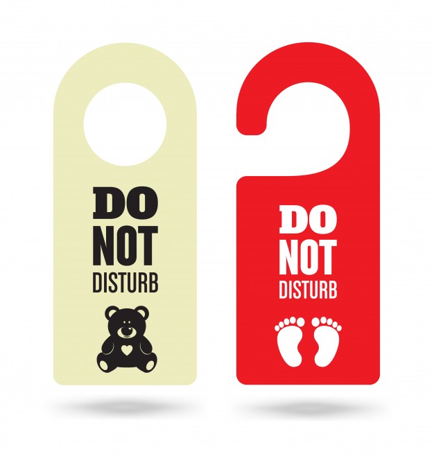 626x658 Door Hanger Set Vector Free Download