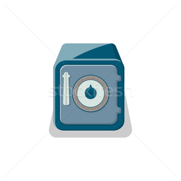 Metallic Safe Box With Closed Door Icon Vector Illustration 600x600 Metallic Safe Box With Closed Door Icon Vector Illustration