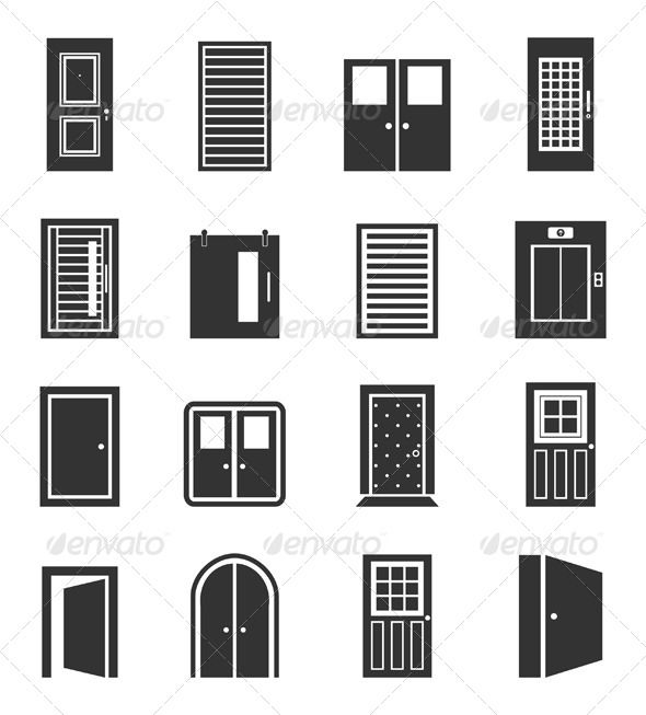Door Icons Vectors Web Design Icon, Icon Design, Home Icon 590x653 Door Icons Vectors Web Design Icon, Icon Design, Home Icon