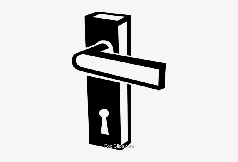 820x560 Door Knob Royalty Free Vector Clip Art Illustration