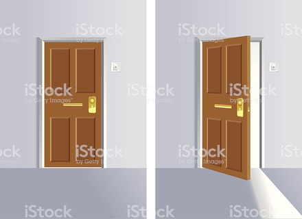 440x320 Closed Door Clip Art, Clipart Closing Door Image Of Closed Door