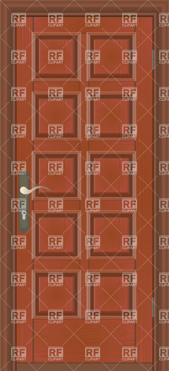 548x1200 Slosed Wooden Door Vector Image Of Objects Sharpner