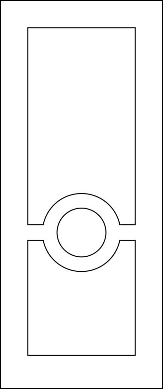 335x800 Cnc Woodworking Machine Door Vector