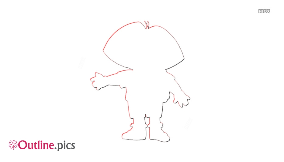 934x534 Cartoon Characters Dora The Explorer Vector Outline Outline Pics