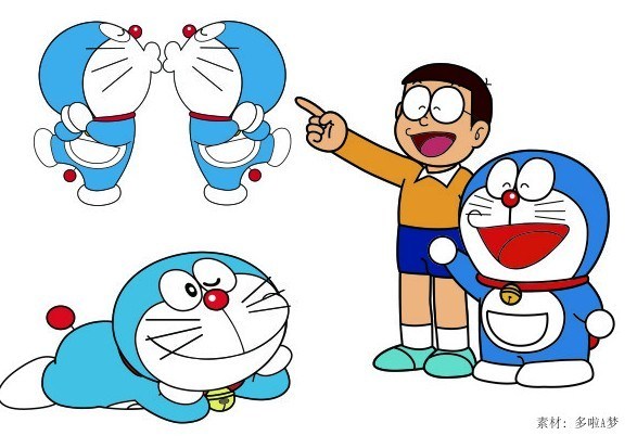 Free Vector Cartoon Doraemon And Nobi Nobita Illustration 587x413 Free Vector Cartoon Doraemon And Nobi Nobita Illustration