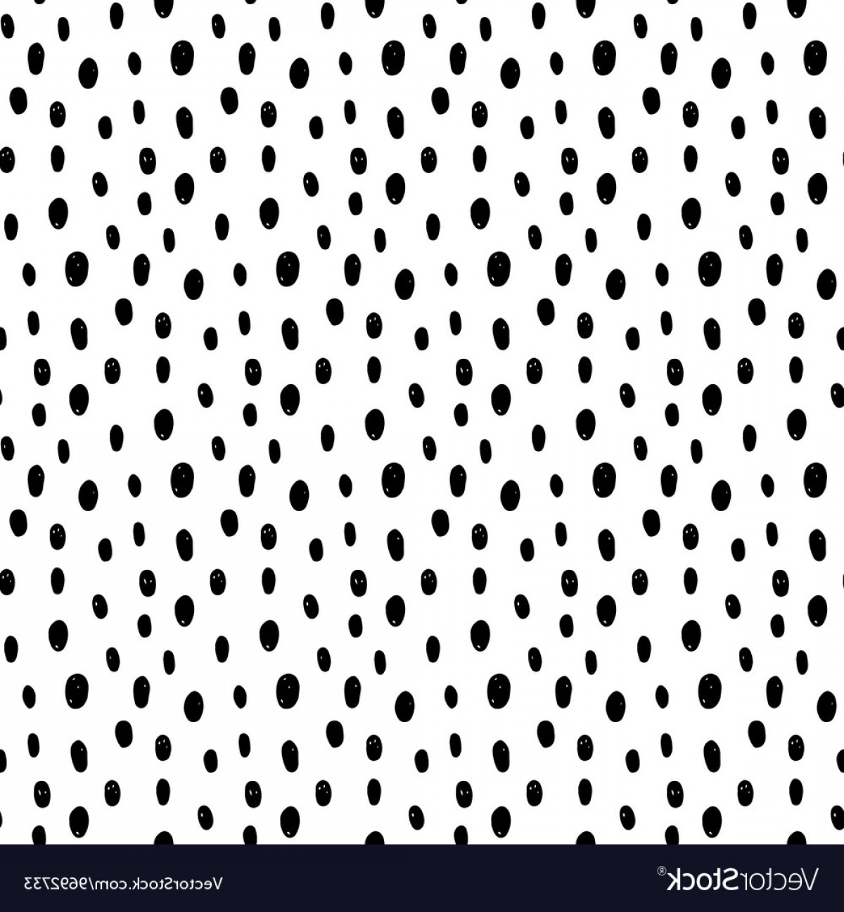 1200x1296 Hand Drawn Ink Polka Dot Pattern Vector Lamaison