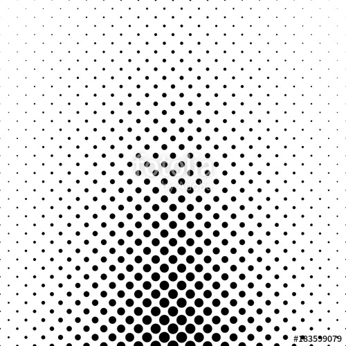 500x500 Abstract Monochrome Polka Dot Pattern
