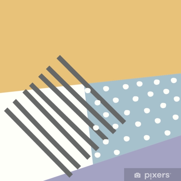 700x700 Geometric Pattern Memphis Design Abstract Triangle Colorful