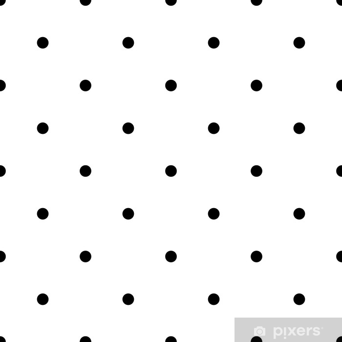 700x700 Seamless Rockabilly Polka Dot Vector Pattern Seamfree Polkadot