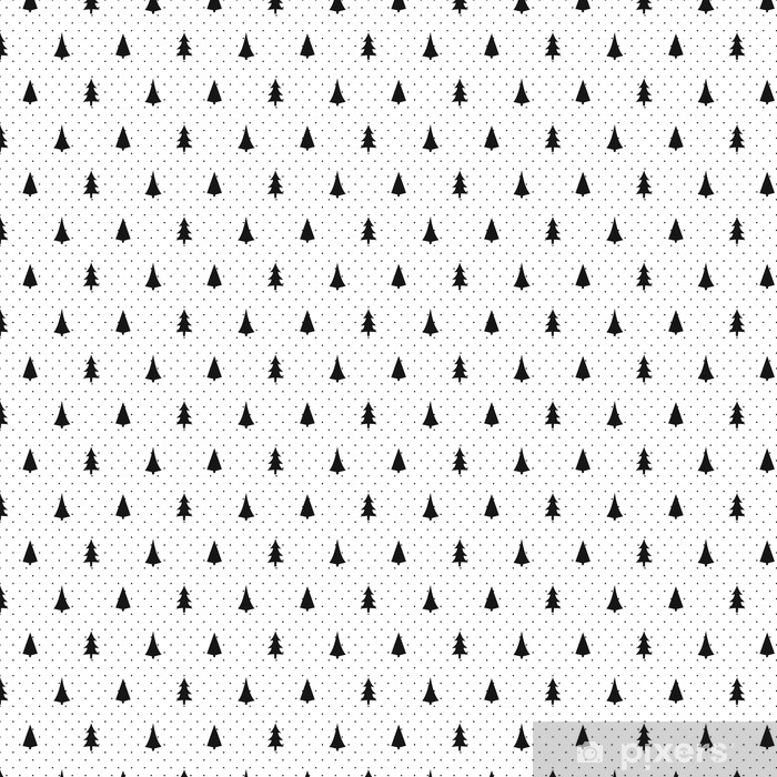 700x700 Black And White Simple Seamless Christmas Pattern