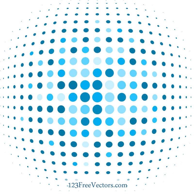 800x800 Blue Dot Background Illustrator