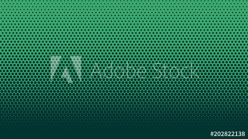 500x281 Halftone Gradient Dots Background Vector Illustration Green Dark