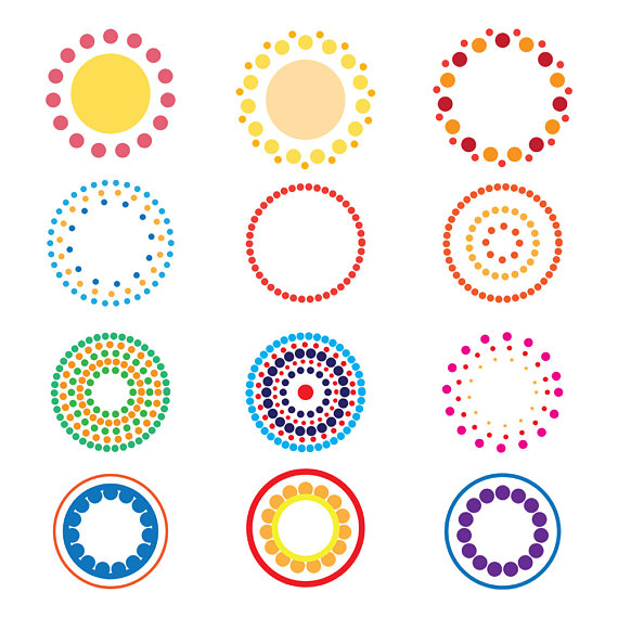 Dotted Circle Vector