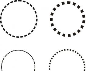 283x233 Dotted Line Circle Vector Free Vectors Ui Download